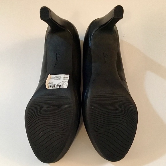 Clarks Black ‘Ambyr Joy’ Platform Pump - Picture 8 of 13